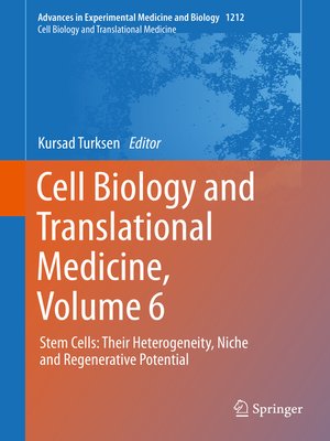 cover image of Cell Biology and Translational Medicine, Volume 6